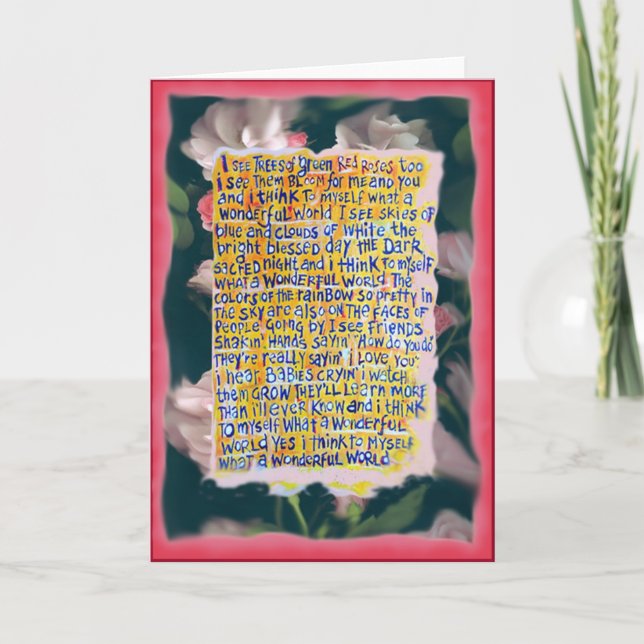 TARJETA MUNDO MARAVILLOSO (Anverso)