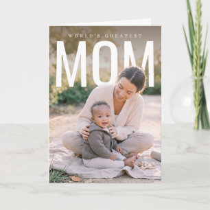 Tarjeta Mundos de PhotoPop La mejor mamá del mundo
