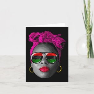 Tarjeta Muñeca Afro Reina S Para Mujeres Mes de la Histori