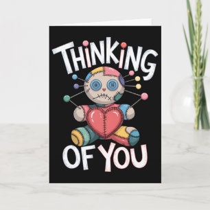 Tarjeta Muñeca Vudú Monada Humor Oscuro Amor Sarcasmo Male