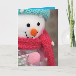 Tarjeta Muñeco de nieve