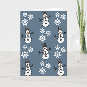 Tarjeta Muñeco de nieve