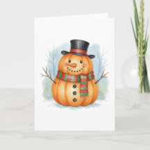 Muñeco de nieve de calabaza