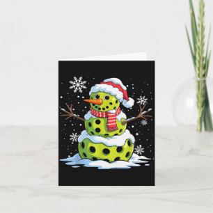 Tarjeta Muñeco de nieve de Navidad Ckleball Mujeres Hombre