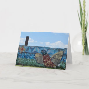 Tarjeta Mural de paloma - Detroit, Michigan