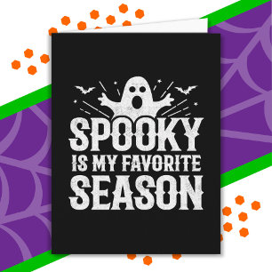Tarjeta Murciélagos Fantasmales De La Temporada De Terror