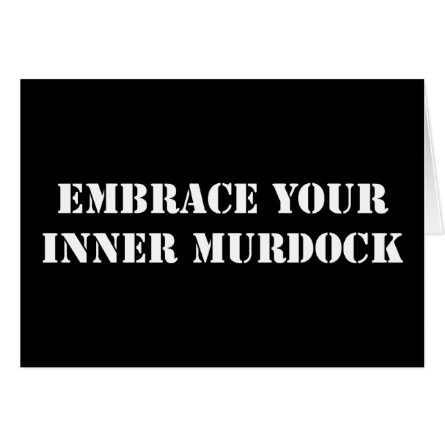 Tarjeta Murdock Blanca (Anverso (Horizontal))