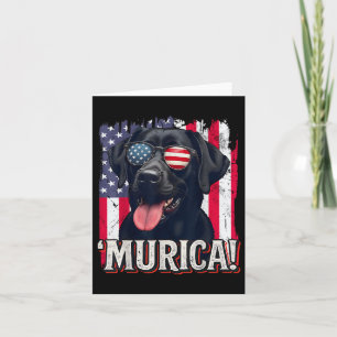Tarjeta Murica Labrador Recuperador 4 De Julio Fla Estadou