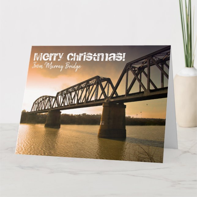 Tarjeta Murray Bridge Giant Christmas Card (Anverso)