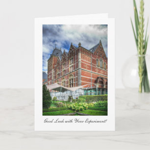 Tarjeta Museo de Reijks - Buena suerte con Experimento