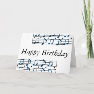 Tarjeta Music Note Scale