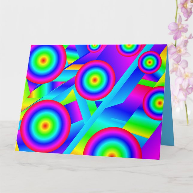 Tarjeta Música abstracta (Orquídea)