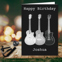 Música de arte monocroma guitarra eléctrica Joshua