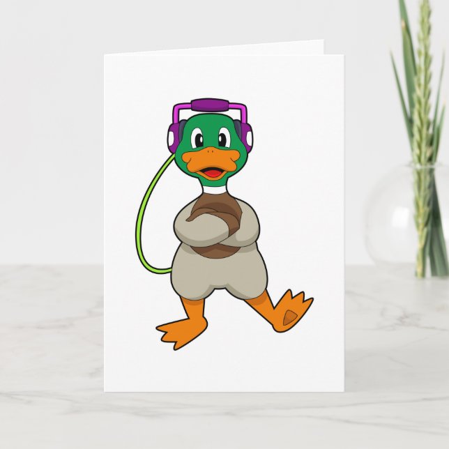 Tarjeta Música de audífono de Duck (Anverso)