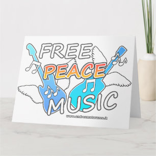 Tarjeta Música de paz libre