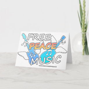 Tarjeta Música de paz libre