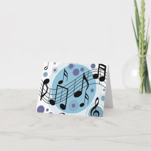 Tarjeta música de saludo