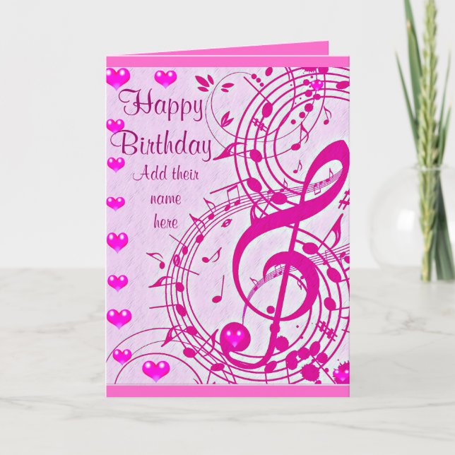 Tarjeta Música del love_ (Anverso)