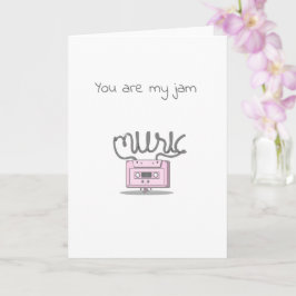 Tarjeta música divertida de San Valentín/aniversario