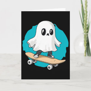 Tarjeta Música Fantasma Trippy Vaporwave Halloween Techno