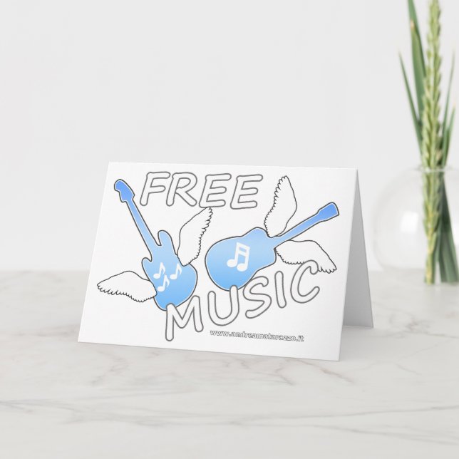 Tarjeta Música gratis (Anverso)