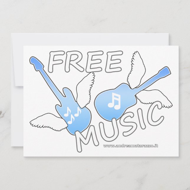 Tarjeta Música gratis (Anverso)