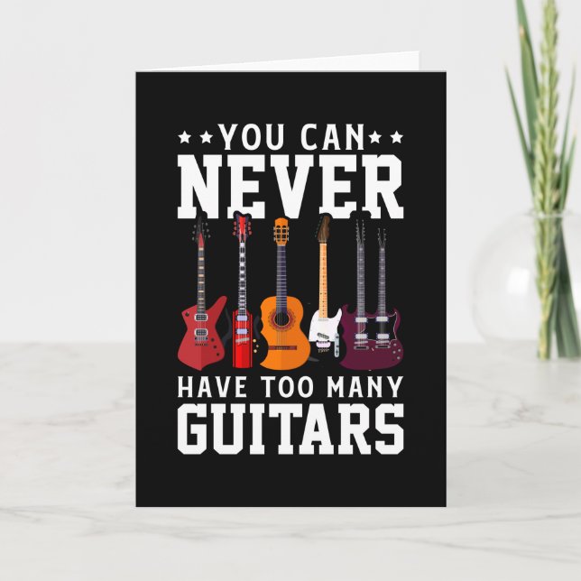 Tarjeta Música guitarrista guitarrista banda musical graci (Anverso)