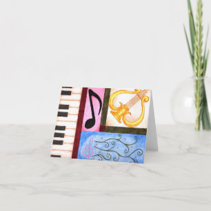 Tarjeta Música hermosa