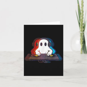 Tarjeta Música House Fantasma Ilusión Óptica Boo Edm Hallo