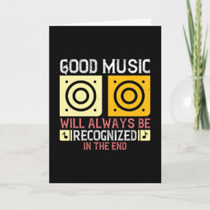 Tarjeta Música - La buena música será reconocida