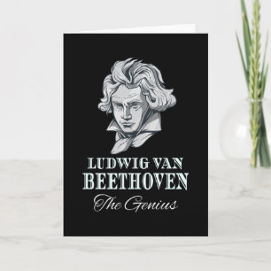 Tarjeta Música - Ludwig Van Beethoven El Genio