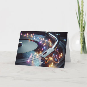 Tarjeta Música Turnable Para El Cumpleaños