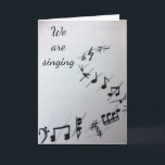 TARJETA MUSICAL NOTES  ***GROUP BIRTHDAY CARD***<br><div class="desc">MUSICAL NOTES ****GROUP or FROM FAMILY  ****BIRTHDAY**** CARD</div>