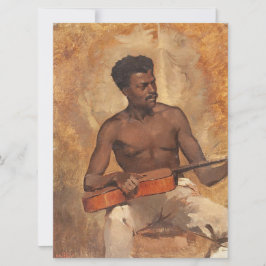 Tarjeta Músico de Nueva Orleans (Guitarista) (Francis Mill