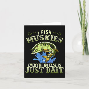 Tarjeta Musky Fishing Gift Idea Muskie Shirt