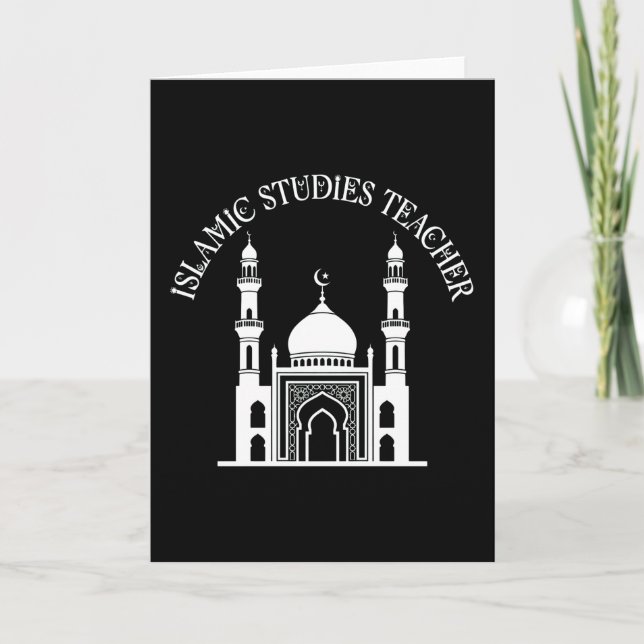 Tarjeta Muslim Studies Teacher Islamic Education Classroom (Anverso)