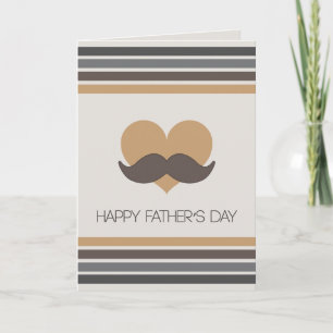 Tarjeta Mustache - Feliz Día del Padre