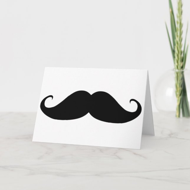 Tarjeta Mustache ¿Por Qué? (Anverso)