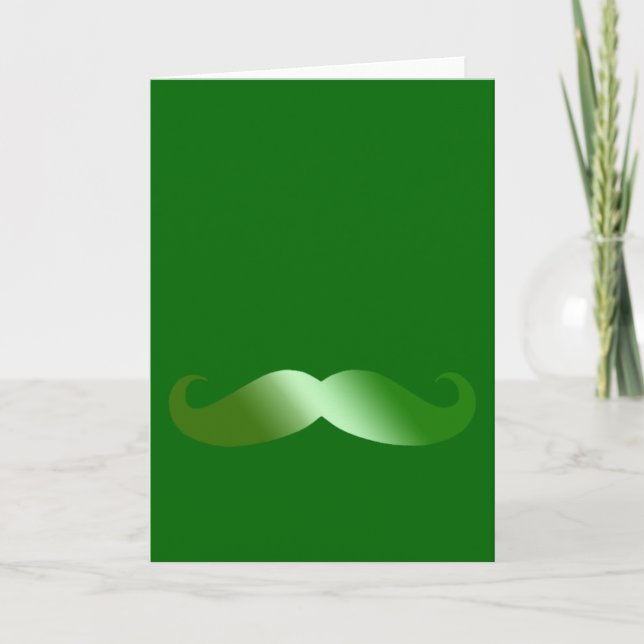 Tarjeta Mustache verde (Anverso)