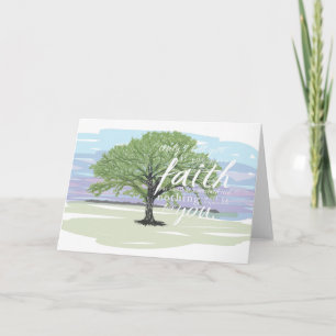 Tarjeta Mustard Seed Faith Notecard, Mateo 17:20