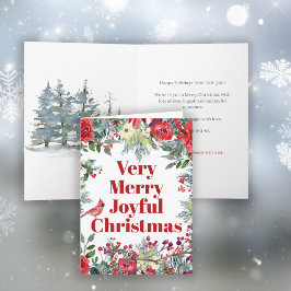 Tarjeta Muy Feliz Navidad, vacaciones acuáticas