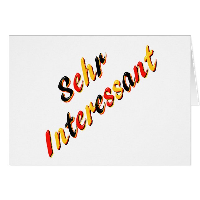 Tarjeta muy interesante (Anverso (Horizontal))