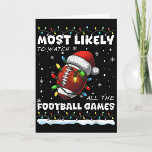 Tarjeta Muy Probablemente Ver Todos Los Juegos De Fútbol F