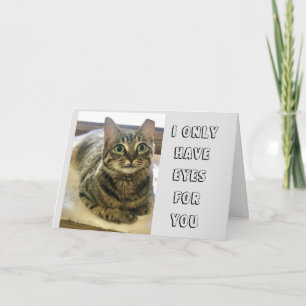 TARJETA MUY ROMÁNTICA "TARJETA DE CUMPLEAÑOS" SOLO PARA "U