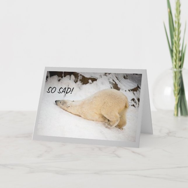 TARJETA ¡MUY TRISTE! (Anverso)