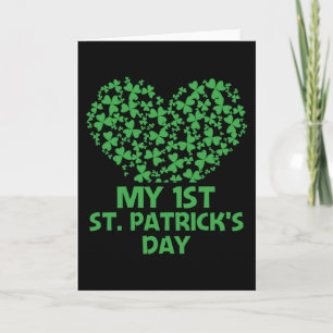 Tarjeta My 1st St Patrick's Day Shamrock