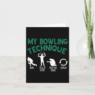 Tarjeta My Bowling Technique Bowling