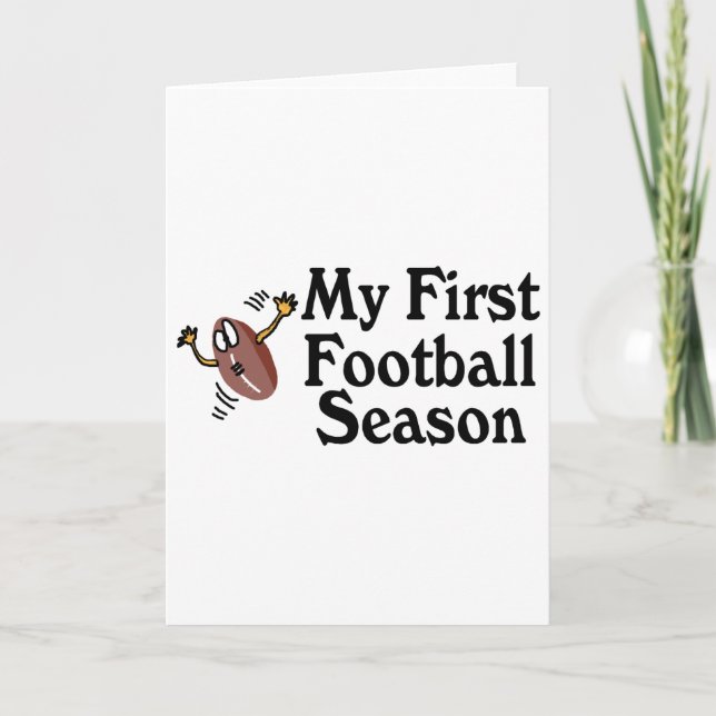 Tarjeta My First Football Season (Anverso)
