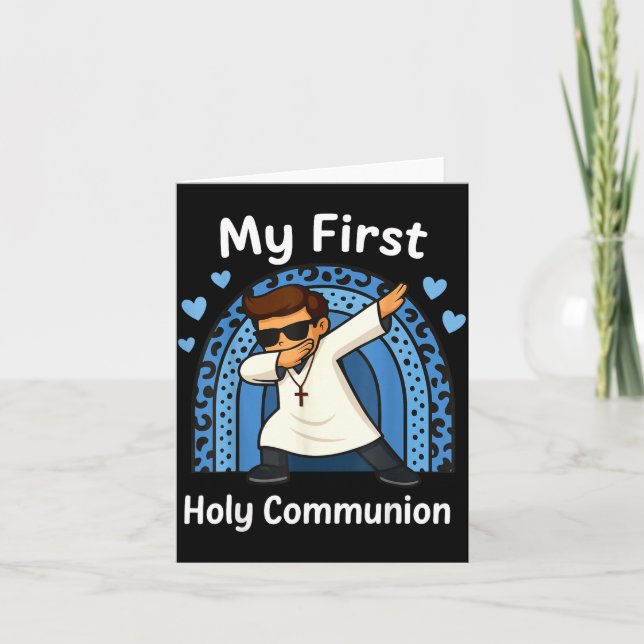 Tarjeta My First Holy Communion  (Anverso)