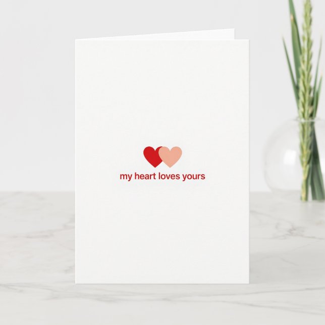 Tarjeta My Heart Loves You Card (Anverso)